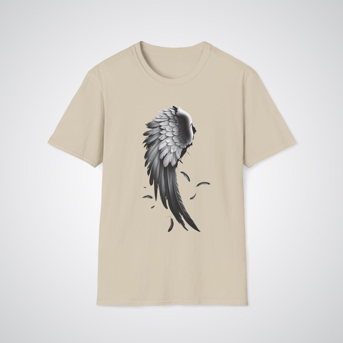 Broken Angel Wing Realism Tattoo Unisex T-Shirt - Tattoo Unleashed