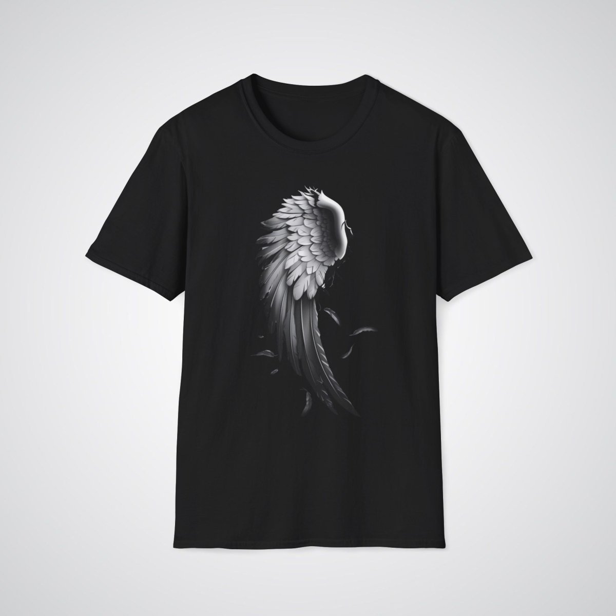 Broken Angel Wing Realism Tattoo Unisex T-Shirt - Tattoo Unleashed