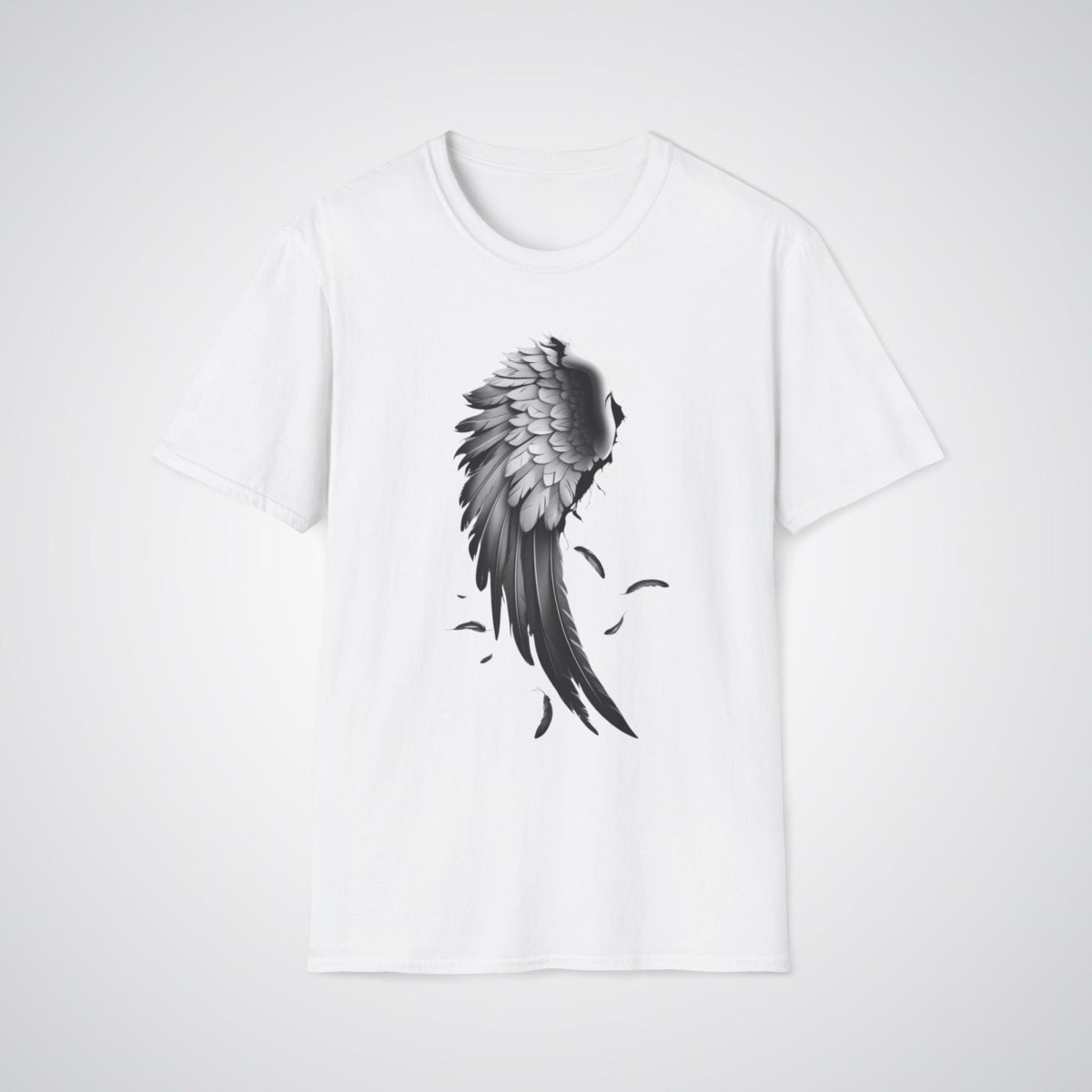 Broken Angel Wing Realism Tattoo Unisex T-Shirt - Tattoo Unleashed