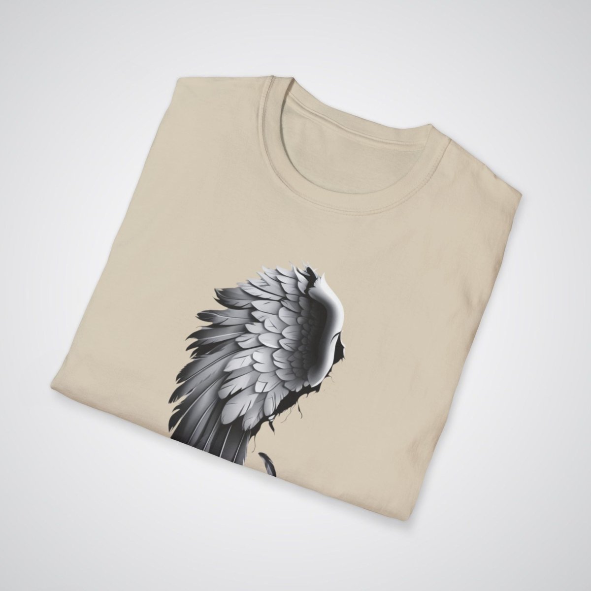 Broken Angel Wing Realism Tattoo Unisex T-Shirt - Tattoo Unleashed