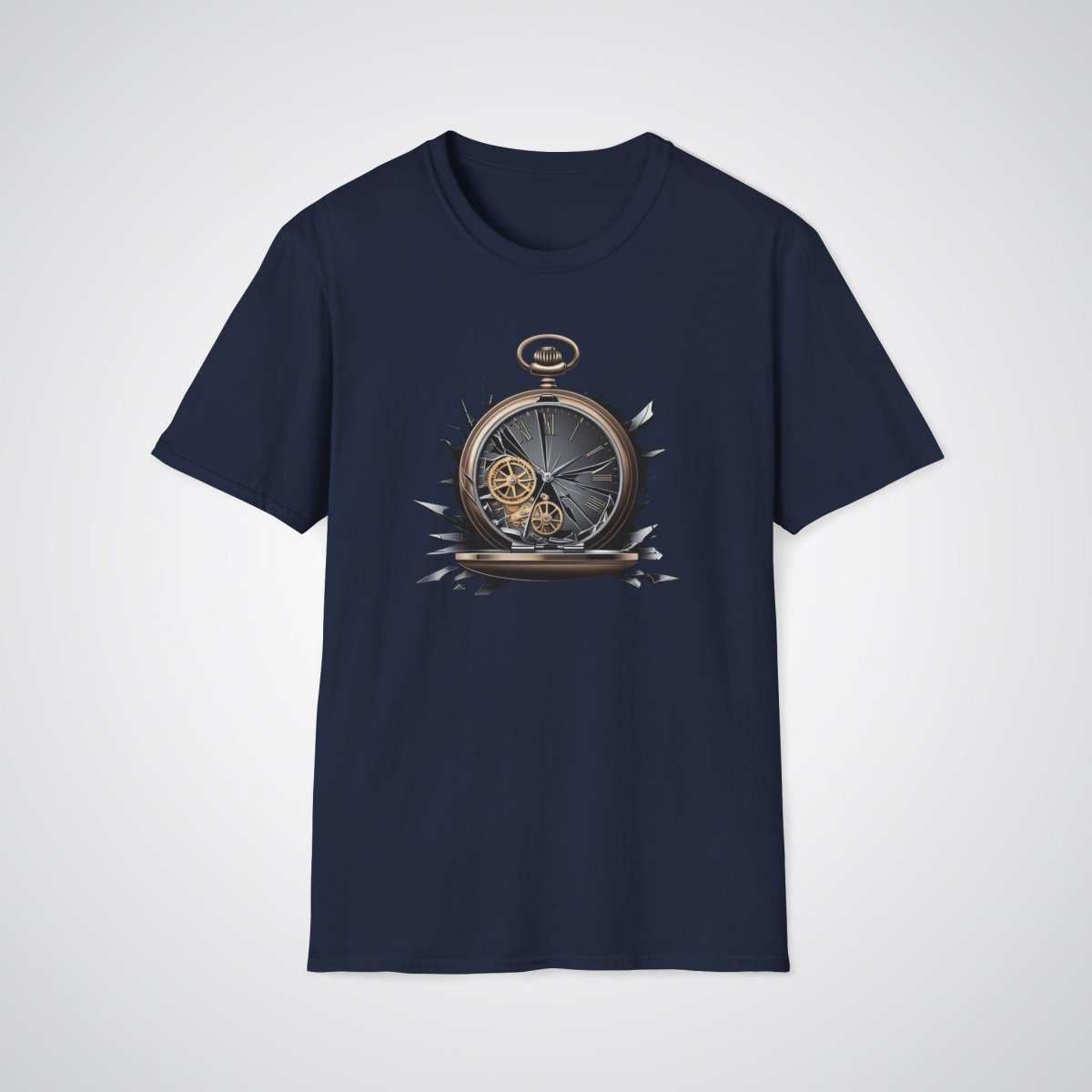 Broken Pocket Watch Realism Tattoo Unisex T-Shirt - Tattoo Unleashed