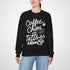 Coffee, Chaos, and Tattoos – #MomLife Unisex Crewneck Sweatshirt - Tattoo Unleashed