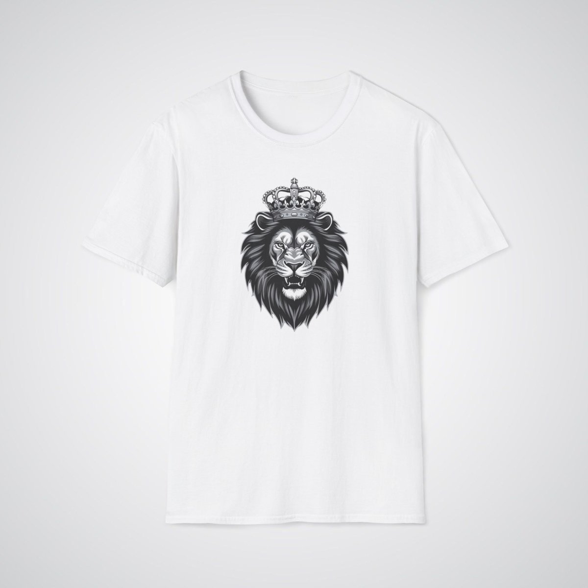 Crowned Lion Realism Tattoo Unisex T-Shirt - Tattoo Unleashed