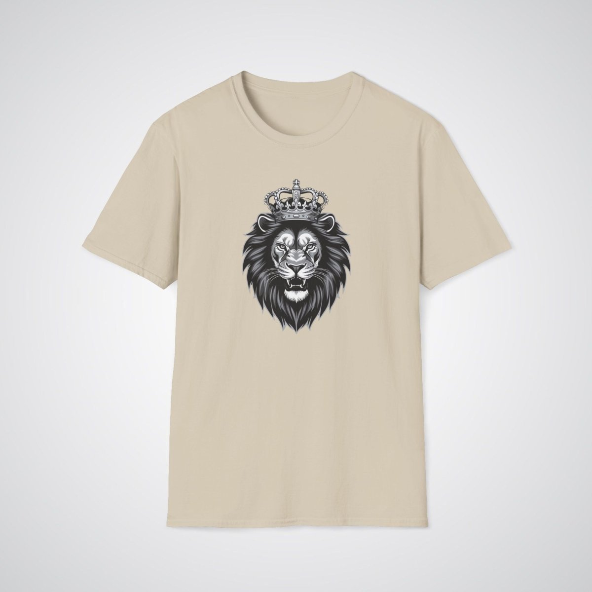 Crowned Lion Realism Tattoo Unisex T-Shirt - Tattoo Unleashed