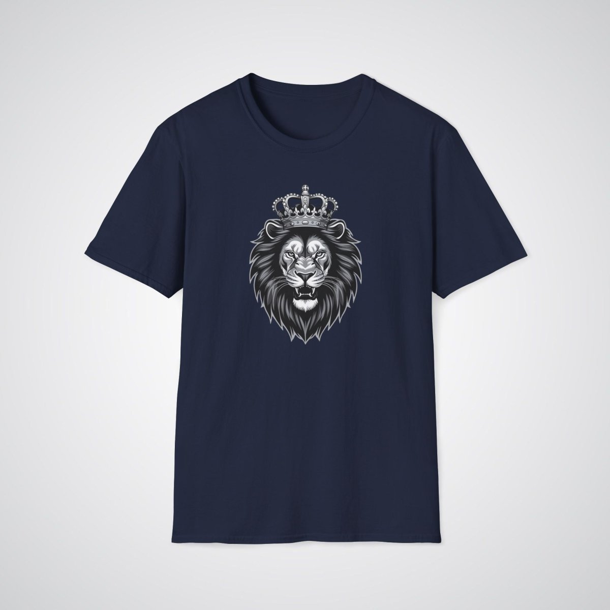 Crowned Lion Realism Tattoo Unisex T-Shirt - Tattoo Unleashed