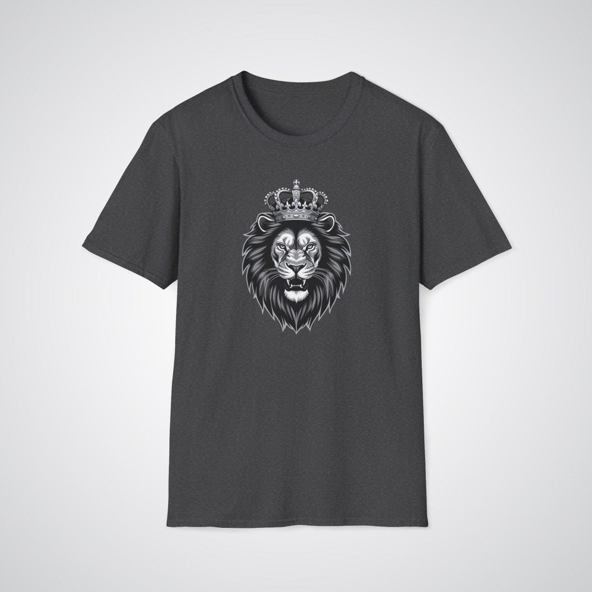 Crowned Lion Realism Tattoo Unisex T-Shirt - Tattoo Unleashed