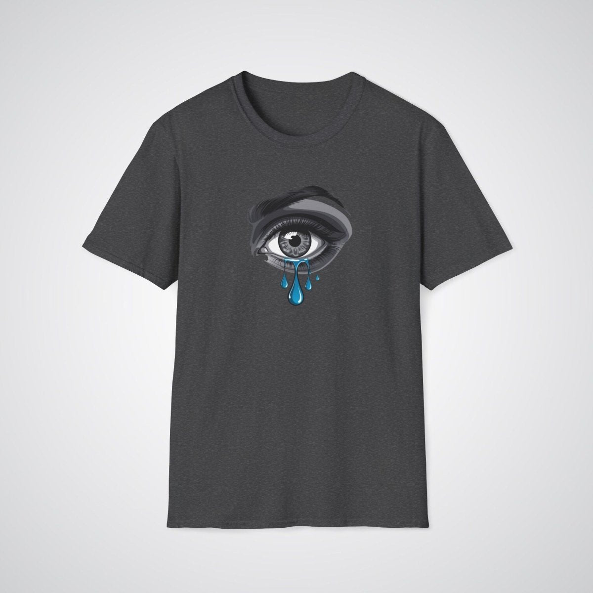 Crying Eye with Tears Realism Tattoo Unisex T-Shirt - Tattoo Unleashed