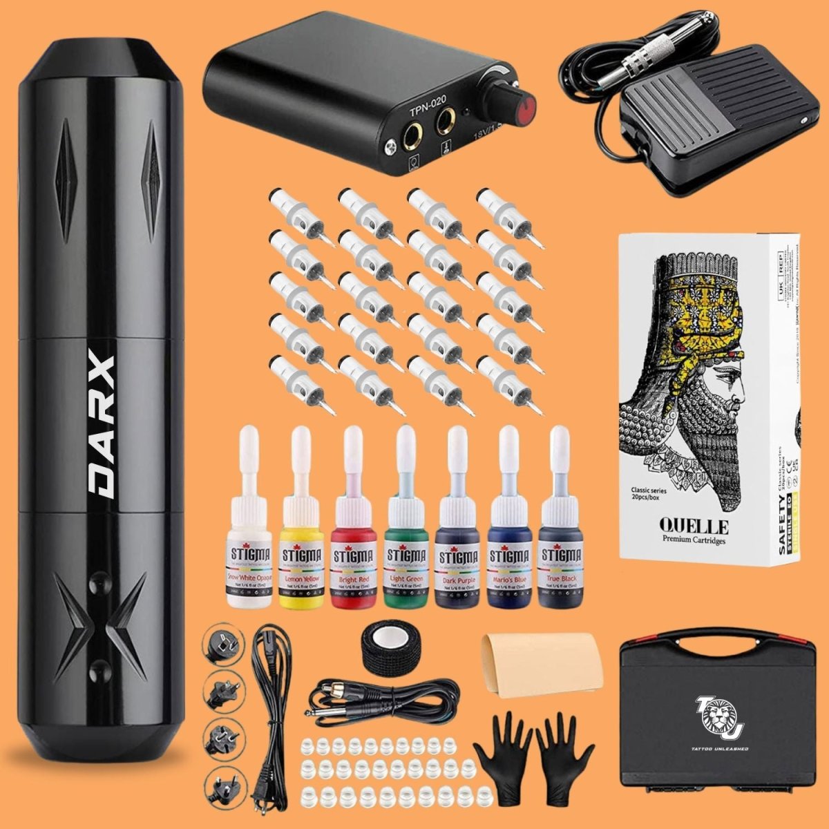 Darx Tattoo Pen Kit - Tattoo Unleashed