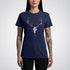 Deer Skull with Antlers Unisex Realism T-Shirt - Tattoo Unleashed