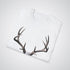 Deer Skull with Antlers Unisex Realism T-Shirt - Tattoo Unleashed