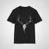 Deer Skull with Antlers Unisex Realism T-Shirt - Tattoo Unleashed