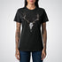 Deer Skull with Antlers Unisex Realism T-Shirt - Tattoo Unleashed