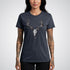 Deer Skull with Antlers Unisex Realism T-Shirt - Tattoo Unleashed