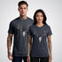 Deer Skull with Antlers Unisex Realism T-Shirt - Tattoo Unleashed