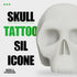 Dragonhawk Soft Silicone Skull Tattoo Practice Skin Sheet - Tattoo Unleashed