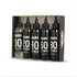 Dynamic Color Co. Greywash Tattoo Ink Set - 5 Sterile Vegan Bottles (4 oz) with 4 Shades + Mixing Solution - Tattoo Unleashed