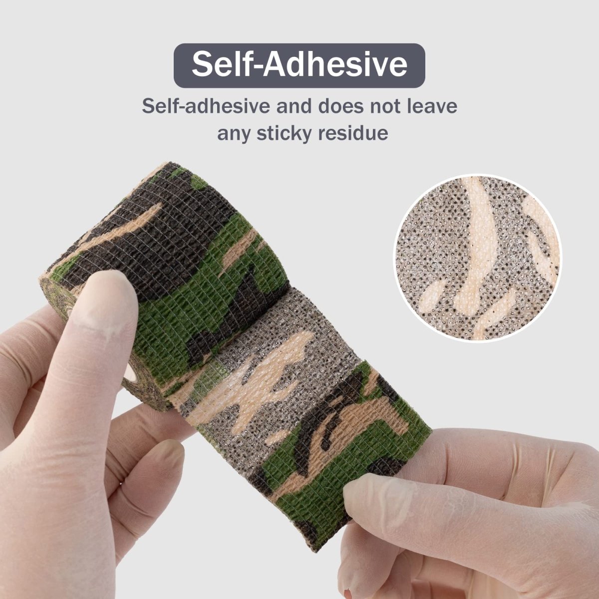 EZ Tattoo Grip Tape - 24pcs Camo Self Adhesive Bandage (1in x 5yd) for Tattoo Machine - Tattoo Unleashed