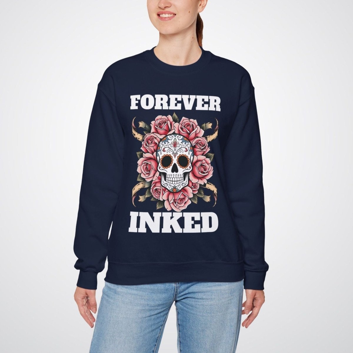 Forever Inked Unisex Crewneck Sweatshirt - Tattoo Unleashed