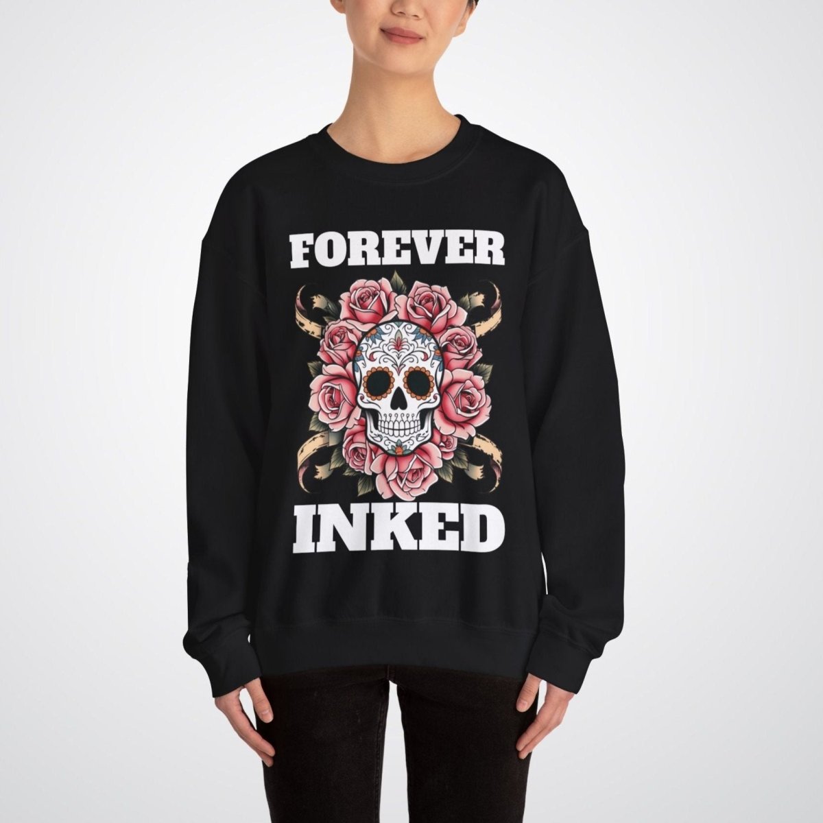 Forever Inked Unisex Crewneck Sweatshirt - Tattoo Unleashed