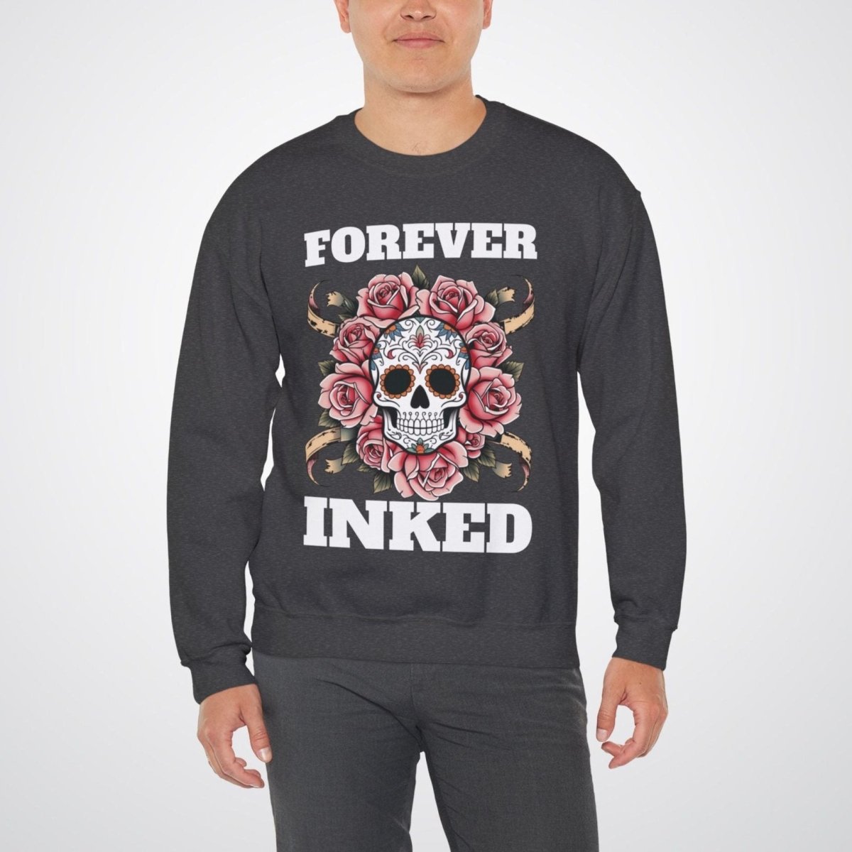 Forever Inked Unisex Crewneck Sweatshirt - Tattoo Unleashed