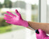 FRAMAR Pink Paws Nitrile Disposable Gloves Medium - Latex Free 100pcs - Tattoo Unleashed