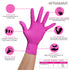 FRAMAR Pink Paws Nitrile Disposable Gloves Small - Latex Free 100pcs - Tattoo Unleashed