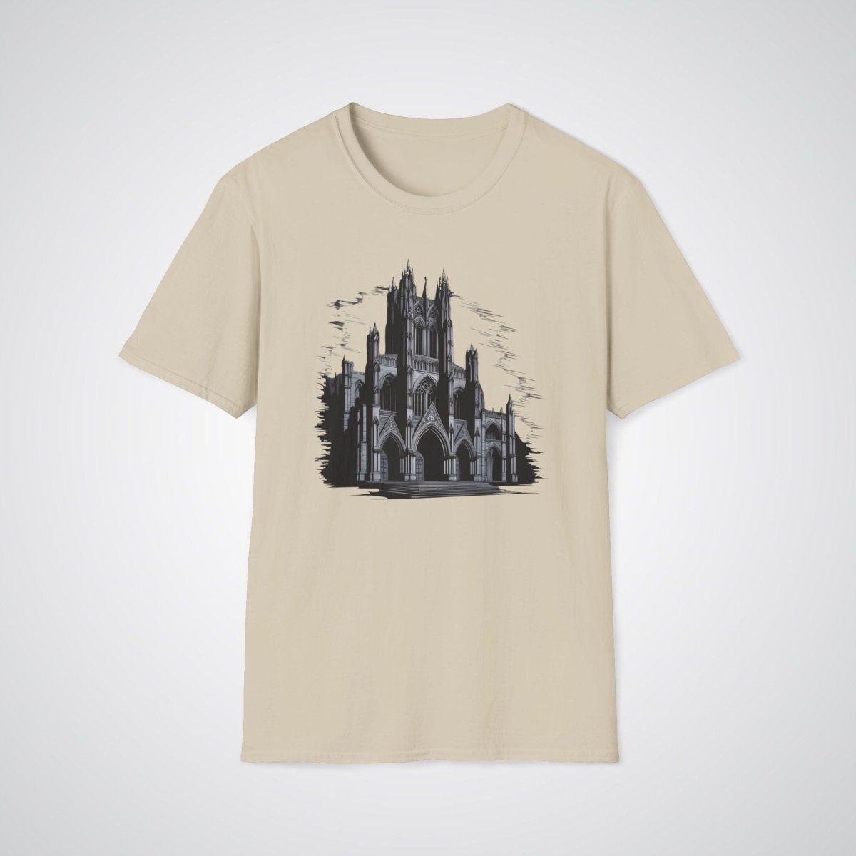 Gothic Cathedral Realism Tattoo Unisex T-Shirt - Tattoo Unleashed