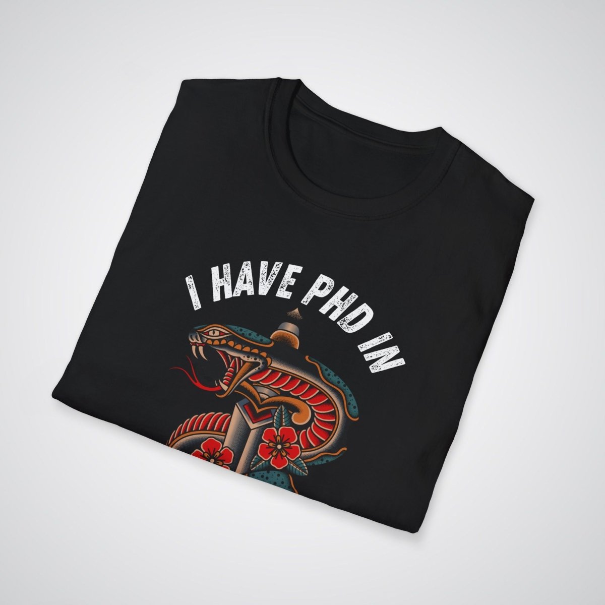 I Have PHD in Inkology Unisex T-shirt - Tattoo Unleashed