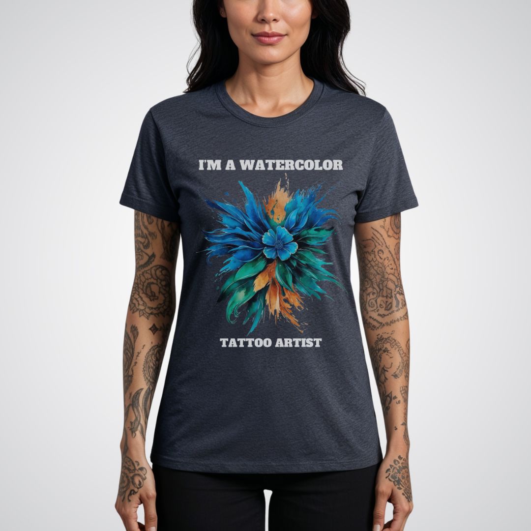 I'm a Watercolor Tattoo Artist Unisex T-shirt - Tattoo Unleashed