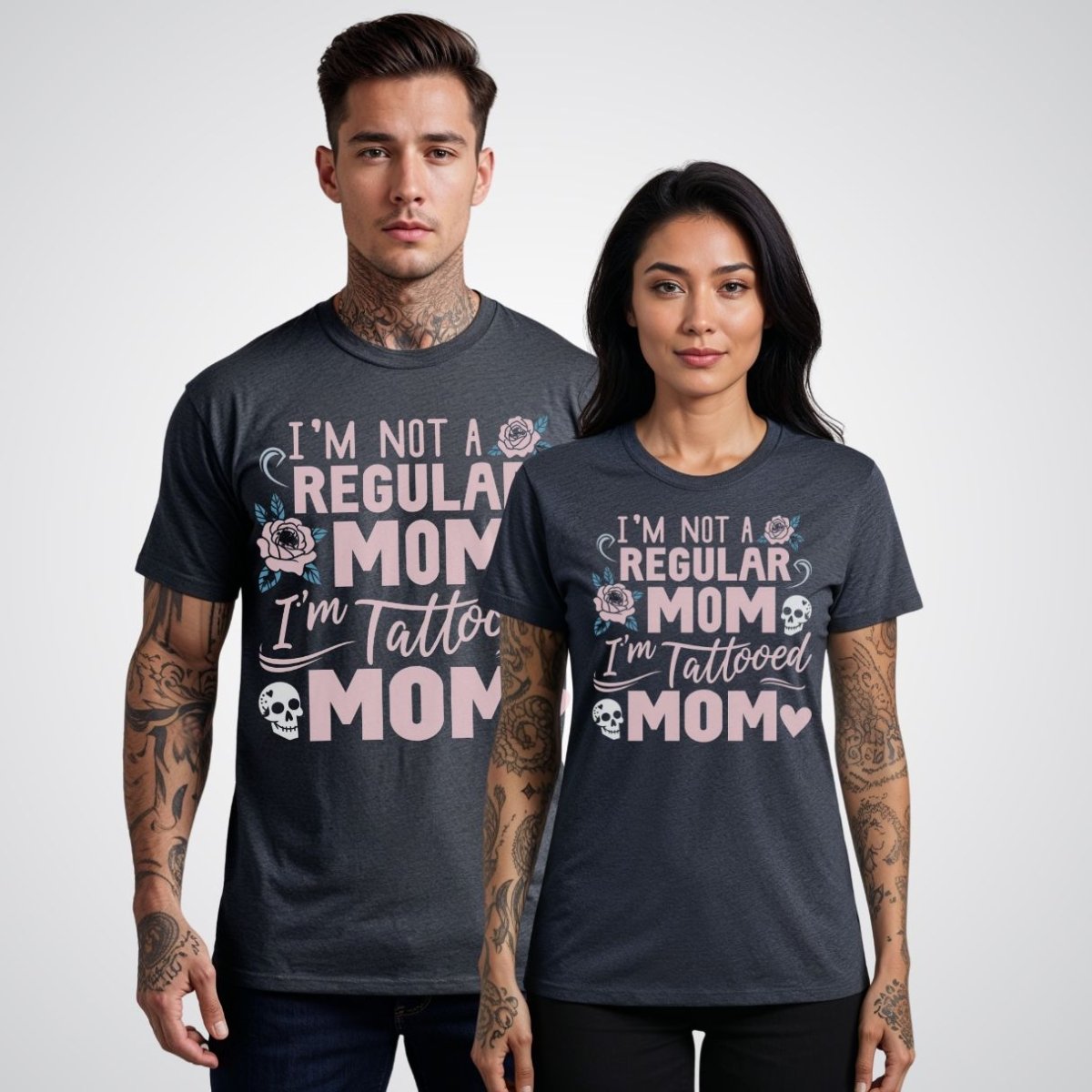 I’m Not a Regular Mom, I’m a Tattooed Mom Tattoo Unisex T-Shirt - Tattoo Unleashed