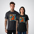 Koi Fish Swimming Upstream Japanese Tattoo Unisex T-Shirt - Tattoo Unleashed