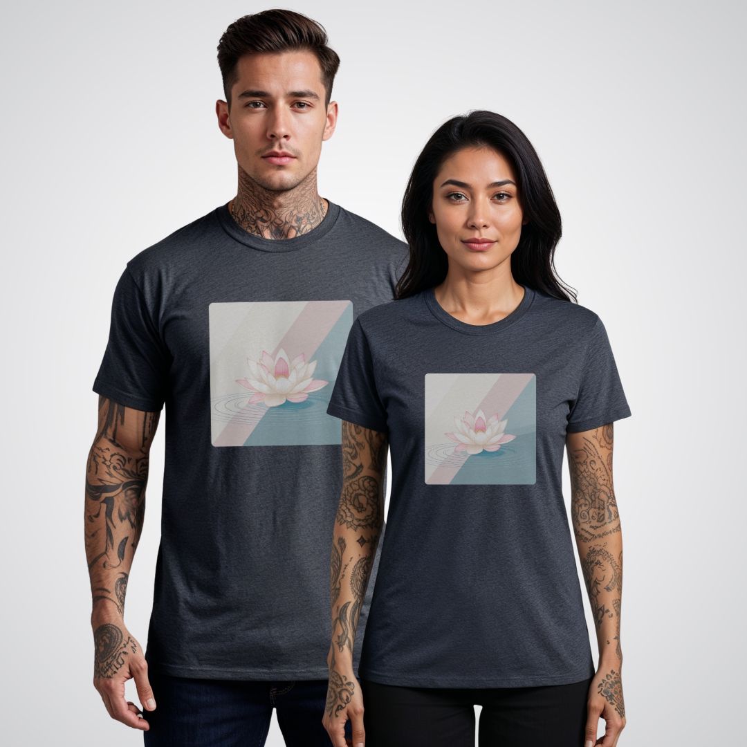 Lotus Flower in Water Japanese Tattoo Unisex T-Shirt - Tattoo Unleashed