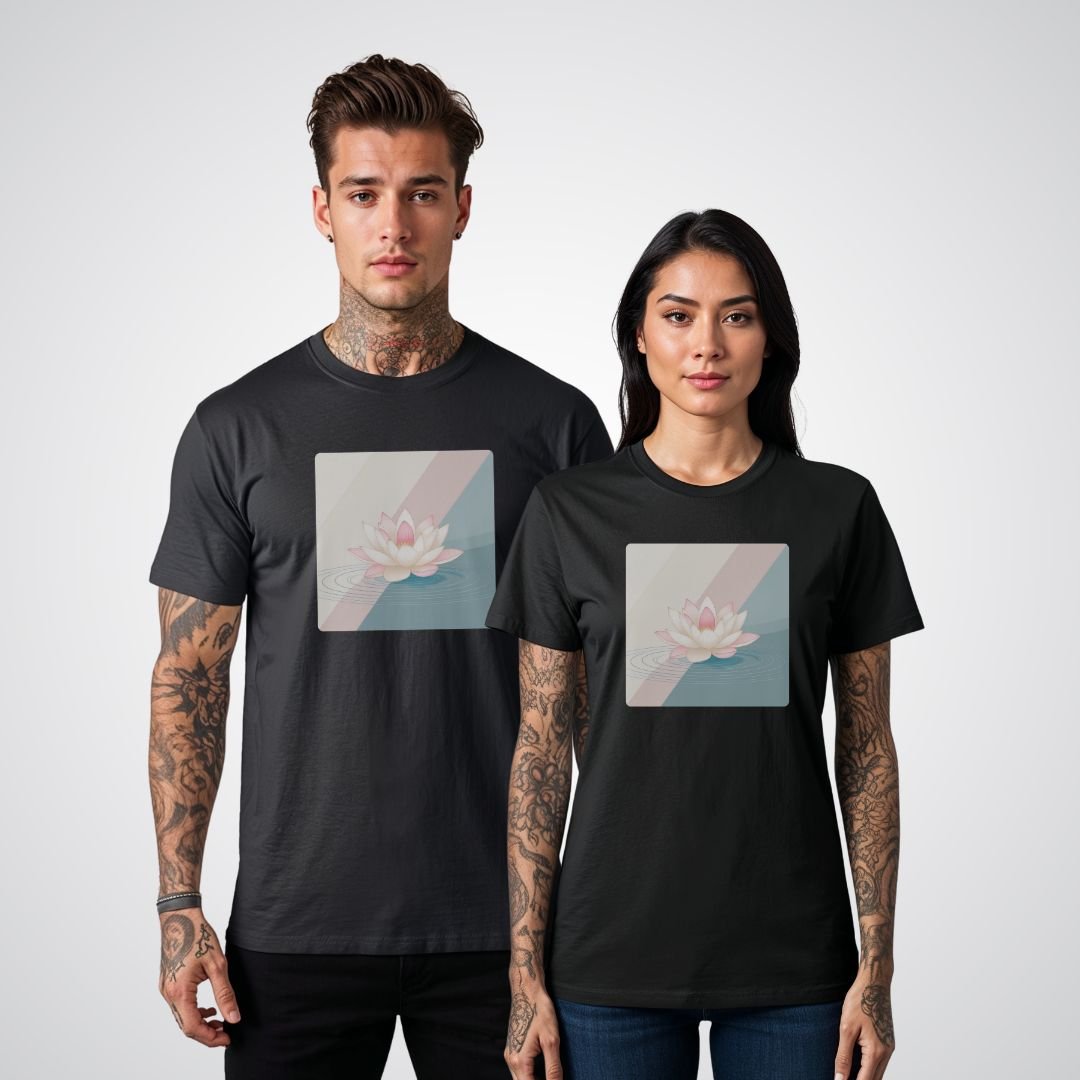 Lotus Flower in Water Japanese Tattoo Unisex T-Shirt - Tattoo Unleashed