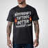 My Boyfriend’s Tattoo Is Hotter Than Your Boyfriend’s Suit Tattoo Unisex T-Shirt - Tattoo Unleashed