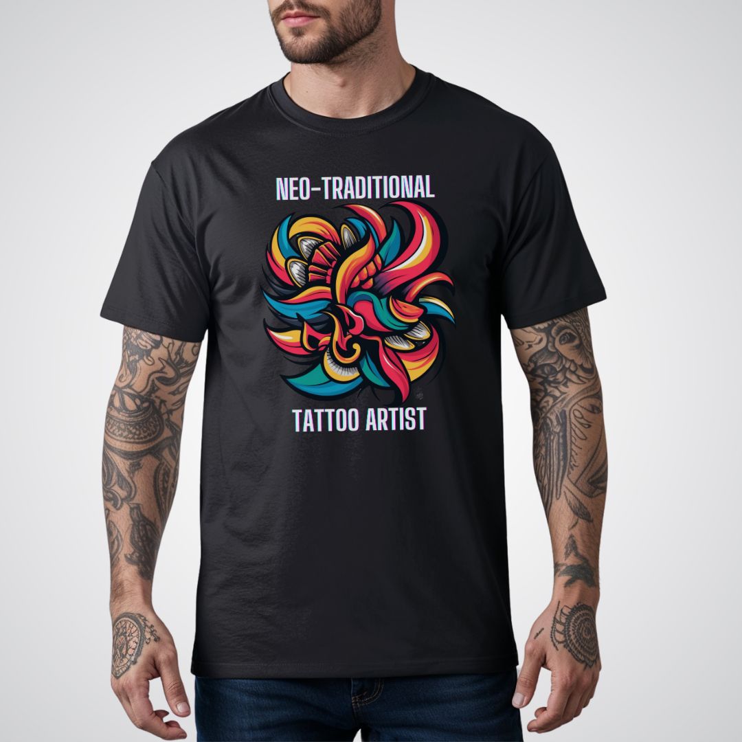 Neo - Traditional Tattoo Artist Unisex T-Shirt - Tattoo Unleashed