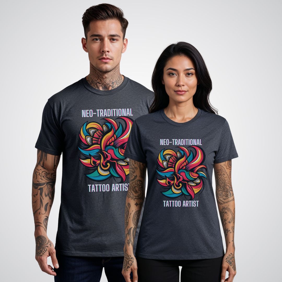 Neo - Traditional Tattoo Artist Unisex T-Shirt - Tattoo Unleashed