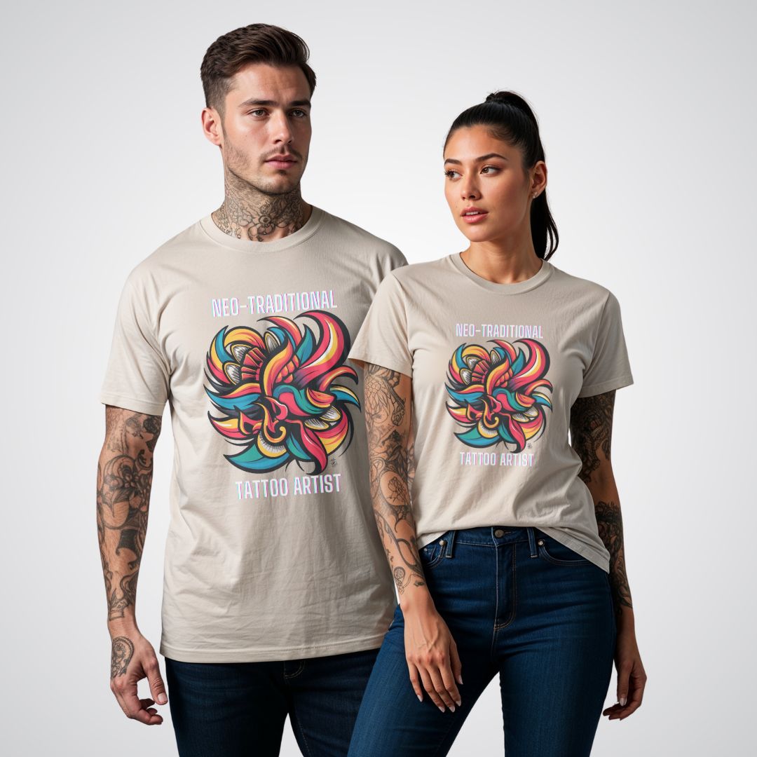 Neo - Traditional Tattoo Artist Unisex T-Shirt - Tattoo Unleashed