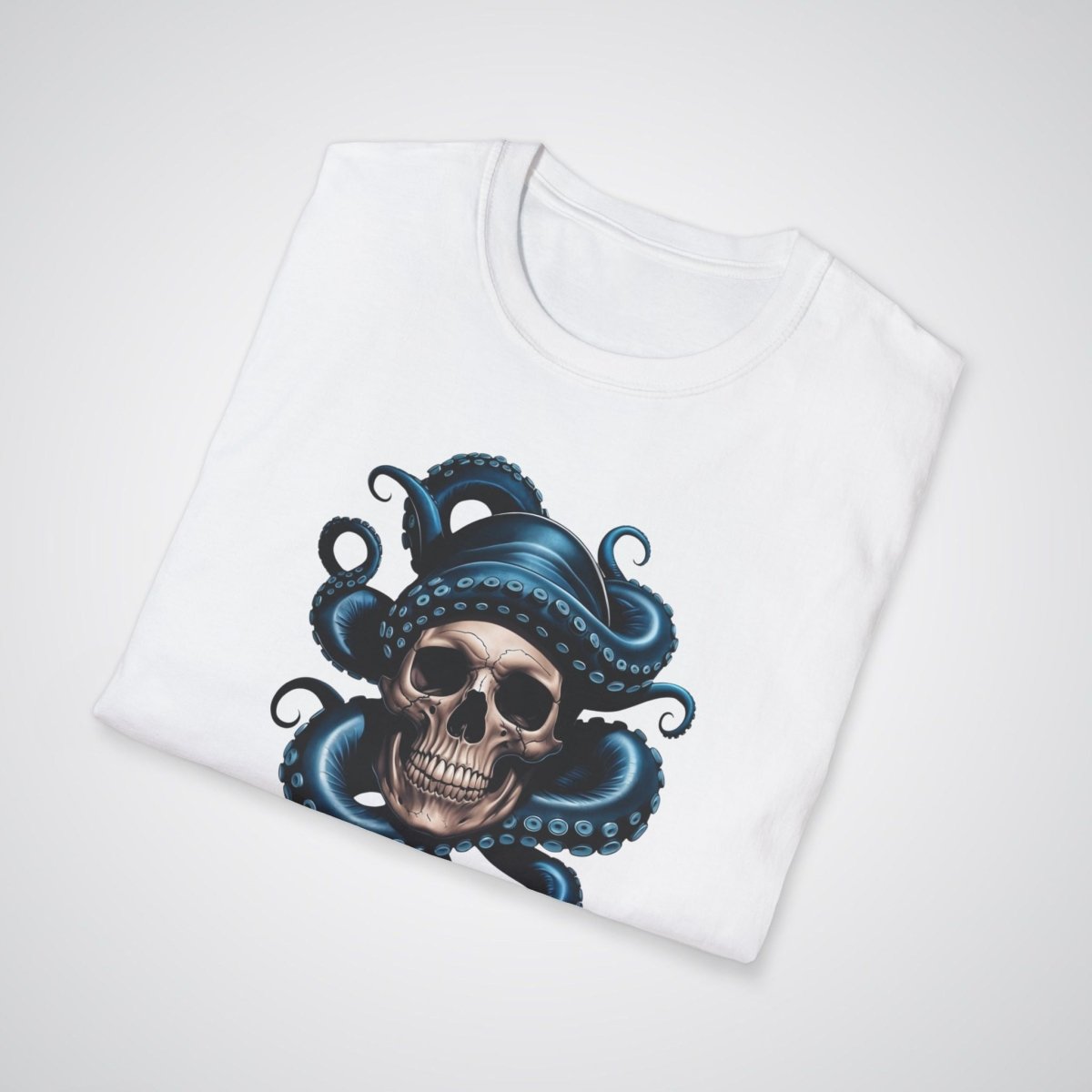 Octopus with Skull Realism Tattoo Unisex T-Shirt - Tattoo Unleashed