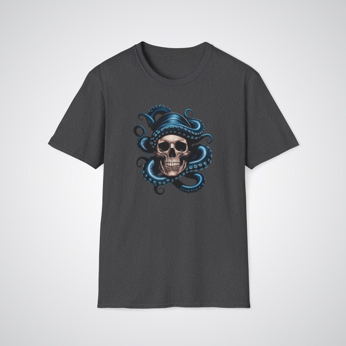 Octopus with Skull Realism Tattoo Unisex T-Shirt - Tattoo Unleashed