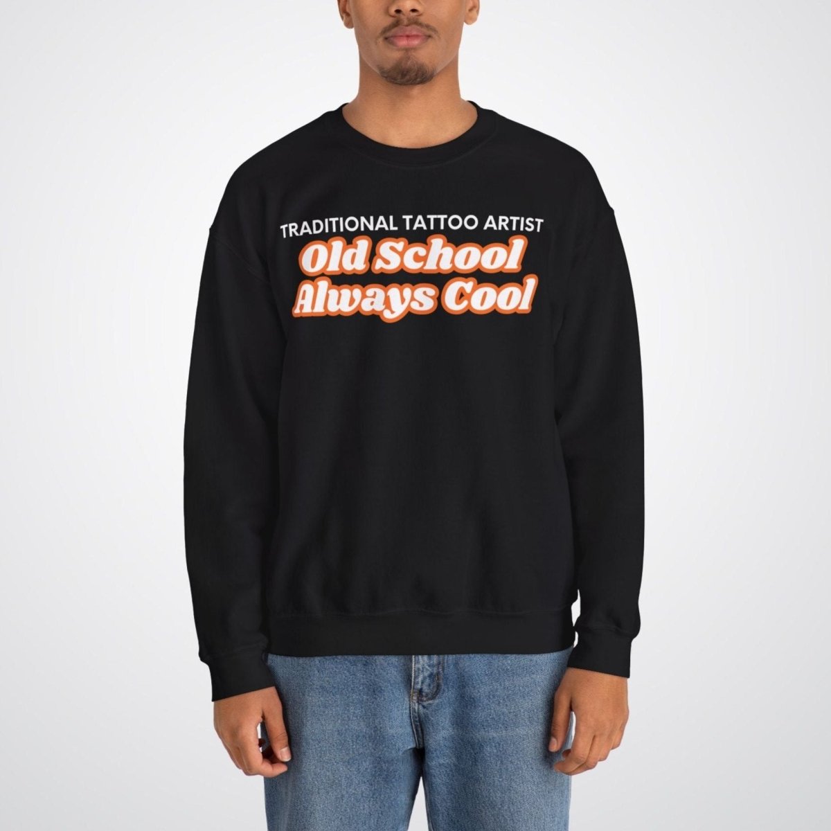 Old School, Always Cool Unisex Crewneck Sweatshirt - Tattoo Unleashed