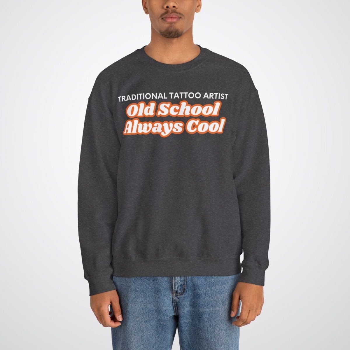 Old School, Always Cool Unisex Crewneck Sweatshirt - Tattoo Unleashed