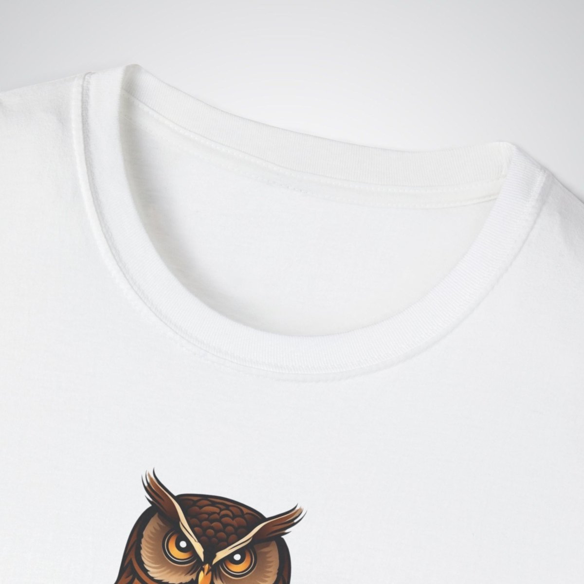 Owl with Key Neo - Traditional Tattoo Unisex T-Shirt - Tattoo Unleashed