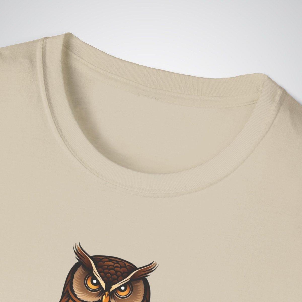 Owl with Key Neo - Traditional Tattoo Unisex T-Shirt - Tattoo Unleashed