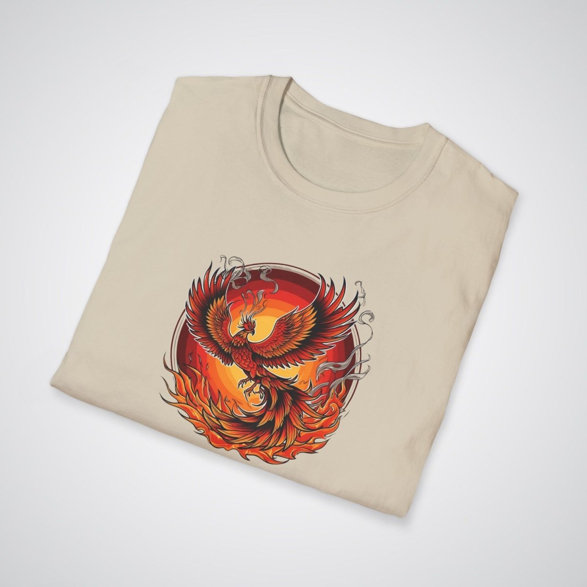 Phoenix Rising From Flames Japanese Tattoo Unisex T-Shirt - Tattoo Unleashed