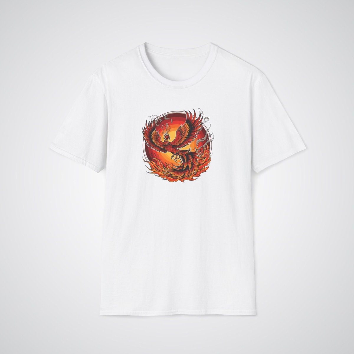 Phoenix Rising From Flames Japanese Tattoo Unisex T-Shirt - Tattoo Unleashed