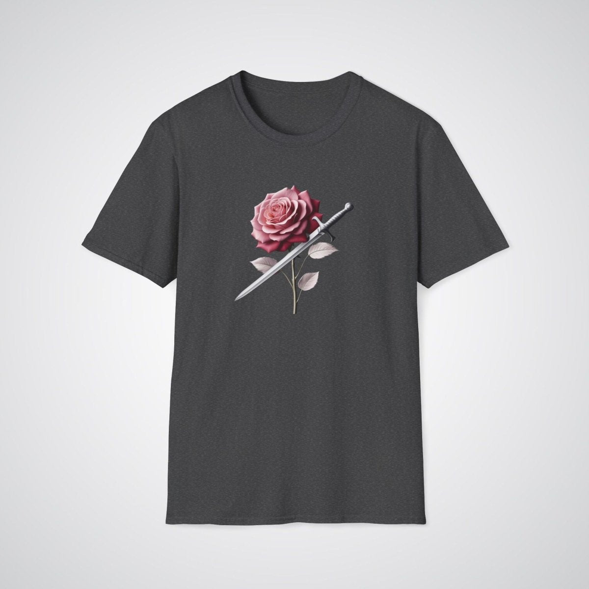 Rose and Dagger Realism Tattoo Unisex T-Shirt - Tattoo Unleashed