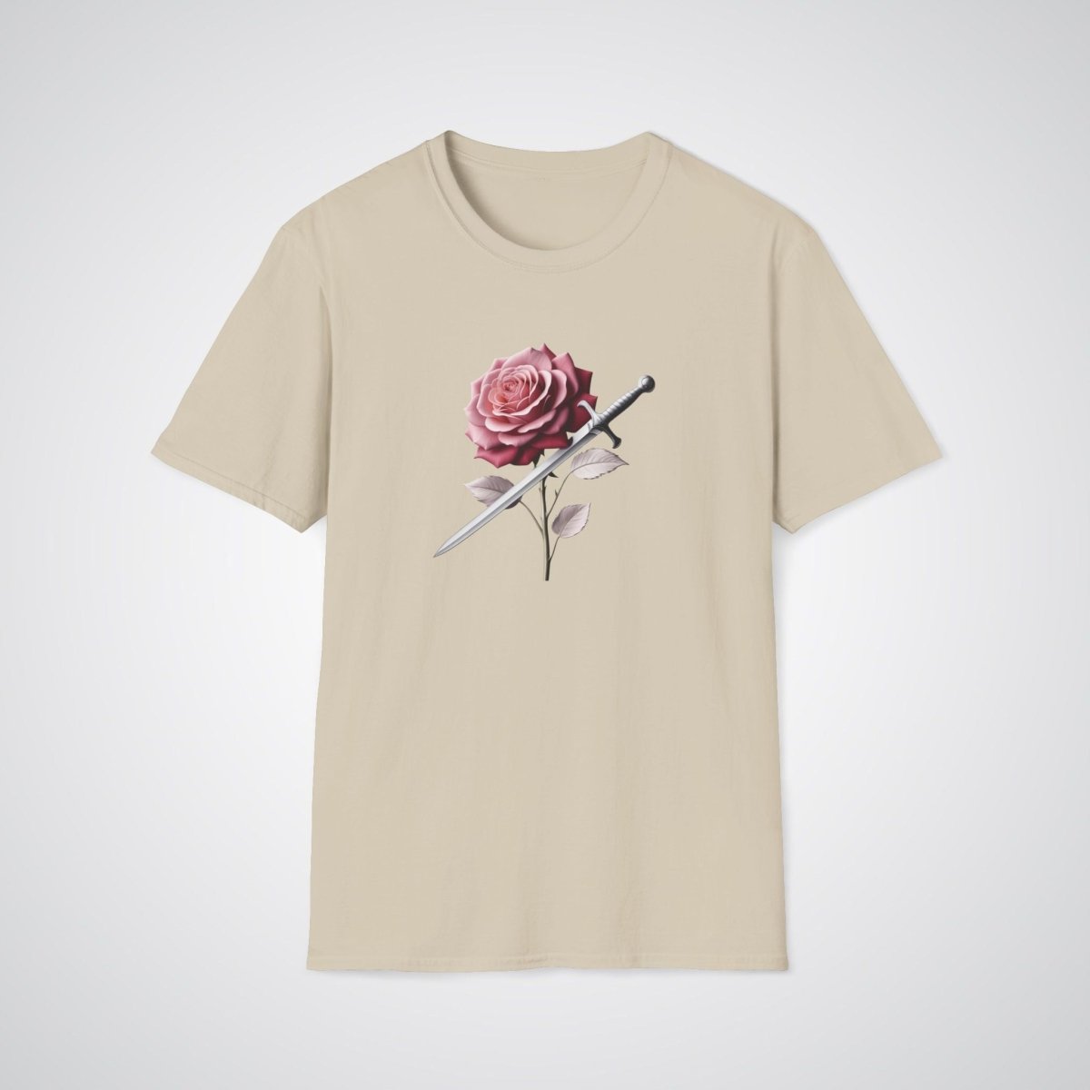 Rose and Dagger Realism Tattoo Unisex T-Shirt - Tattoo Unleashed