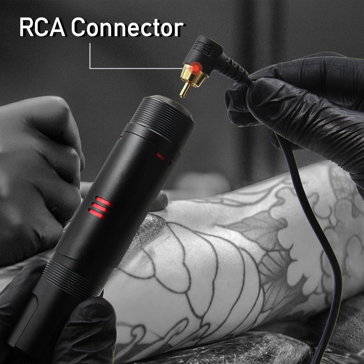 Rotary Tattoo Pen Machine Kit - F1X Machine By Jconly, Complete Kit for Beginner and Pro Tattoo Artists - Black - Tattoo Unleashed