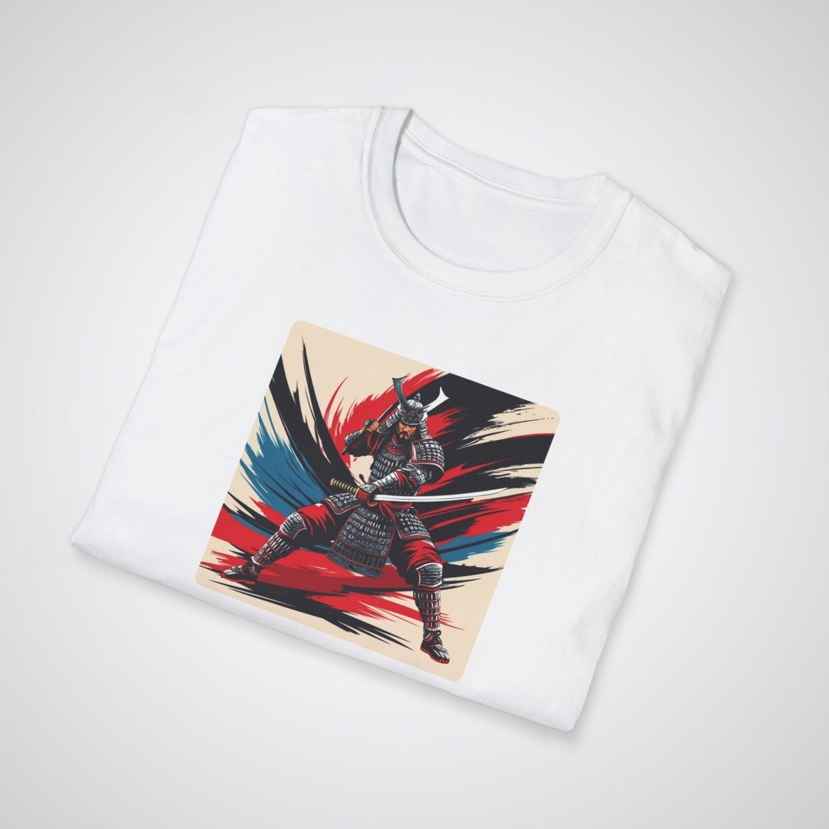 Samurai in Battle Japanese Tattoo Unisex T-Shirt - Tattoo Unleashed