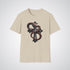 Serpent Wrapped Cross Realism Tattoo Unisex T-Shirt - Tattoo Unleashed